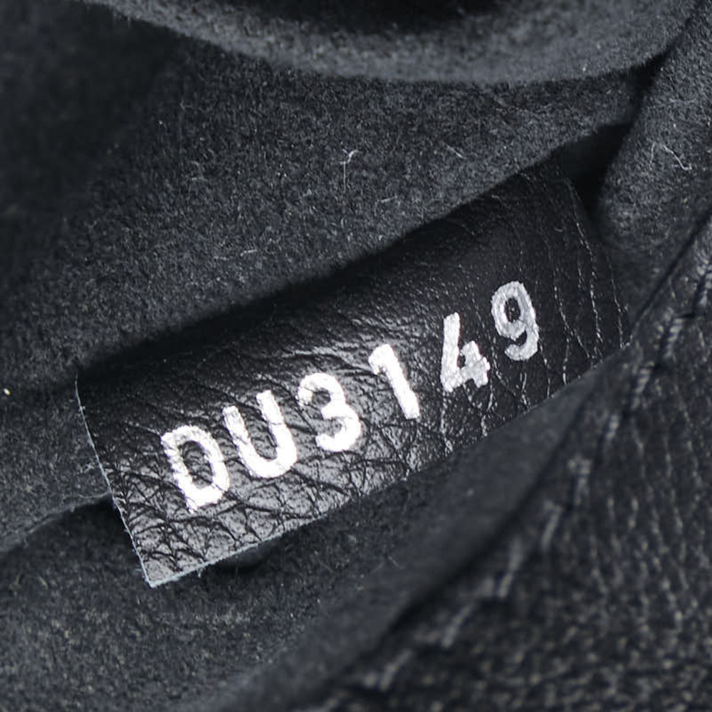 Louis Vuitton Black Python Mm Leather Handbag Me … - image 7